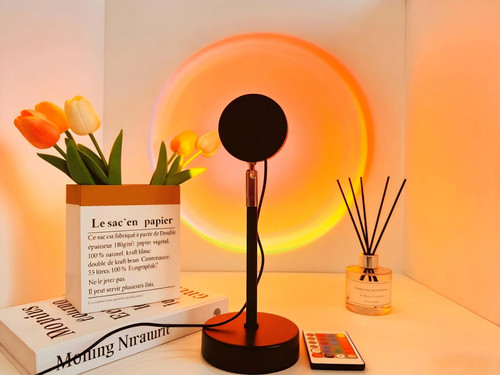 Sunset lamp projector - sunset, rgb