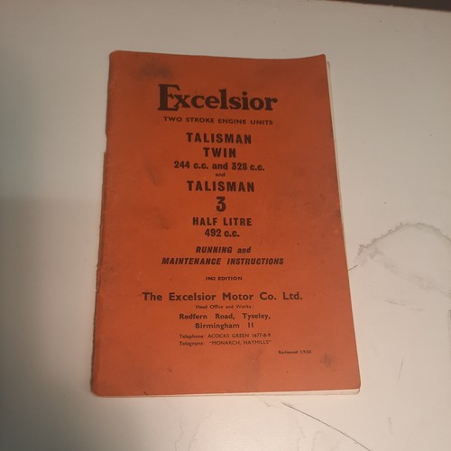 Excelsior motorcycle talisman - excelsior,