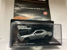 Dodge Challenger SRT Demon 2018 Fast & Furious 1/43 DeAgostini Die-Cast