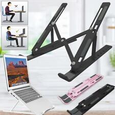 New Adjustable Laptop Stand Tablet Holder Desk Riser Macbook Notebook Support UK
