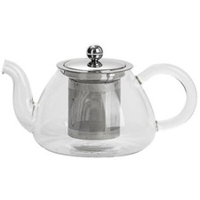Clear Glass Teapot with