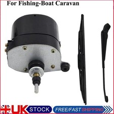 Windscreen Wiper Motor with Arm and Blade Universal For Fishing-Boat Caravan 12V