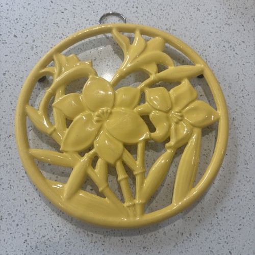 Vintage cast iron floral - iron,