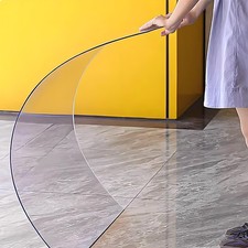 1M Clear Polycarbonate Roofing Sheets UV Protected 1mm Thickness Plastic Sheet