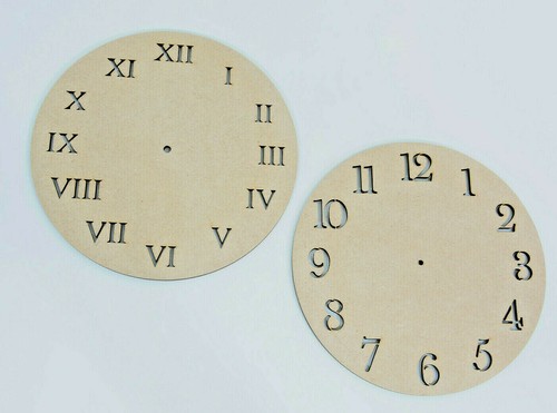 Mdf clock face - clock, craft