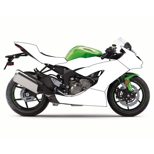 Fibreglass race fairing kit - fairing,