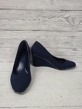 Next Navy Blue Court Shoes