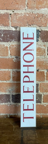 Original vintage red - red, telephone