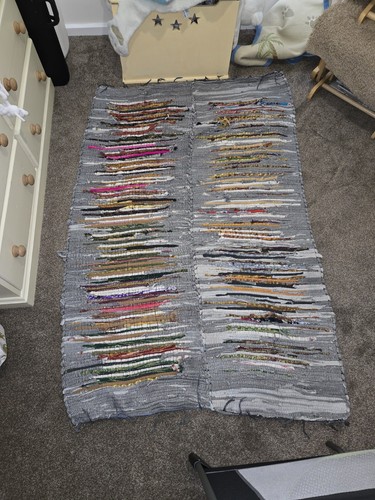 Grey multicolour handwoven - &,
