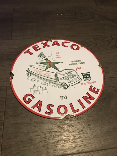 Vintage style texaco gasoline - vintage,