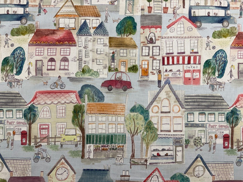 Voyage fabric sample village - ,