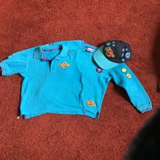 Beaver Uniform Sweatshirt Polo Shirt And Cap Size 24”