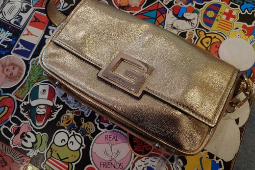 Gold guess women handbag - guess, women's