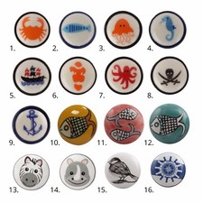 Children's Fun Animal Cabinet Drawer Pulls | Kids Cupboard Door Knob Handles