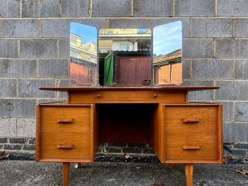 Vintage plan gomme teak - plan,
