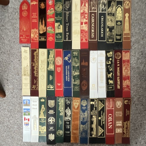 Vintage leather bookmarks - 39,