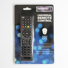 Daewoo 12 in 1 Universal Remote Control | TV/VCR/DVD/SKY/CABLE/DVB | AVS1303GED