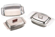BUTTER DISH STAINLESS STEEL