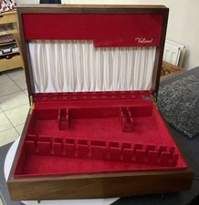 Vtg EMPTY Retro Dark Wood