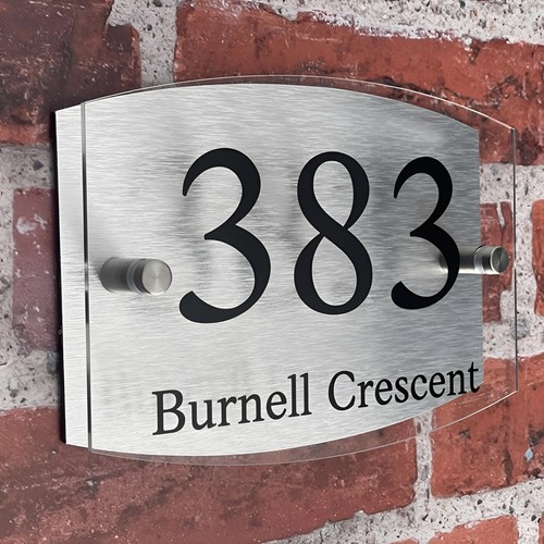 House number plaques - house,