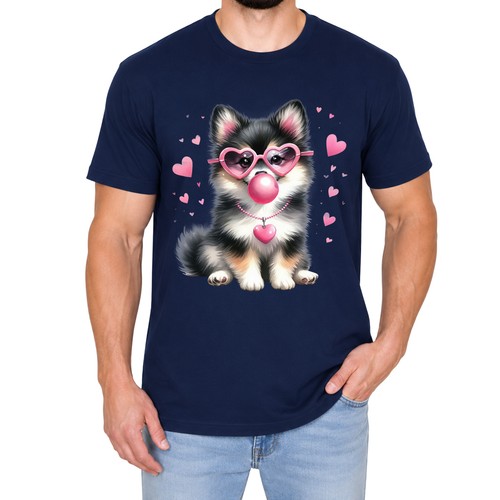 Cute pomeranian mens shirt - cute,