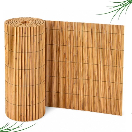 Natural reed fence screening - natural,