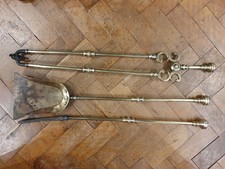 Antique Victorian brass fire