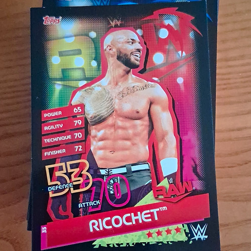 Topps wwe slam - wwe, attax
