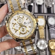 Casio Edifice Men's Watch Chronograph Date Black 46mm EFR-539DE-2AVUEF