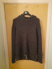 Mens aran wool jumper