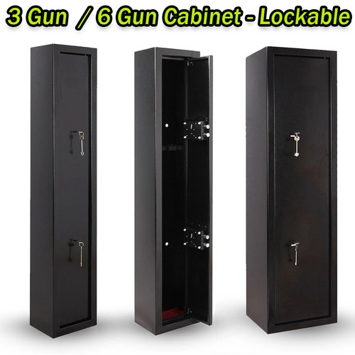 Gun cabinet safe rifle - 6,