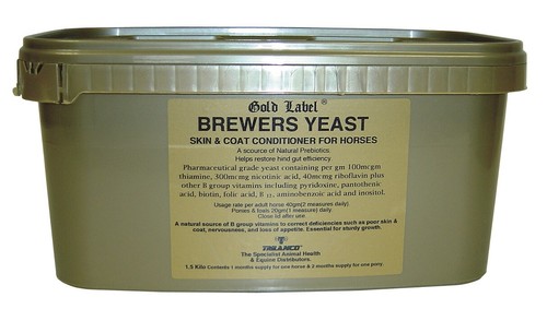 Gold label brewers yeast - label,