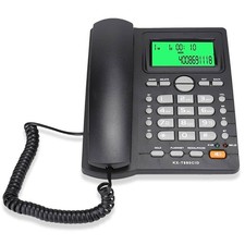 Wired Telephone with Caller ID & Loudspeaker–Fast Dialling,Mute,Redial,Office 