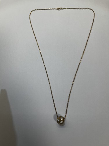 Inch 9ct gold and - 18, diamond