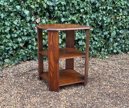 Vintage art deco oak side - art,