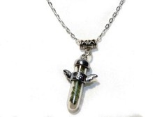 Moldavite Crystal Guardian Angel Pendant Authentic Boxed Gift