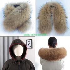 New 100% Real Fur Collar Warm