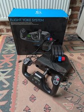 Logitech G Saitek Pro Flight Yoke System with Throttle Quadrant PC USB