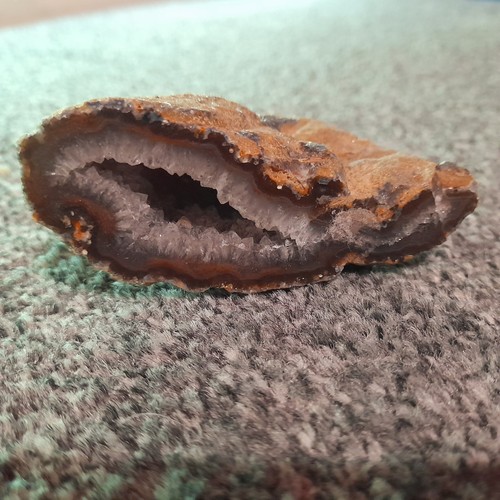 Natural agate geode - natural,