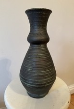 Studio Pottery Green Vase