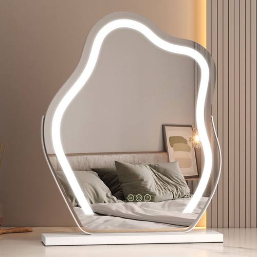 Vanity make mirror with led - with,