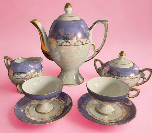 Vtg japanese lusterware tea - japanese,