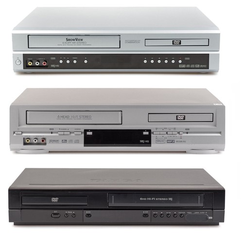 Dvd player vhs video tape - player,
