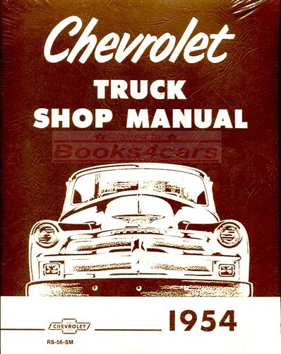 Chevrolet 1954 truck manual - 1954,