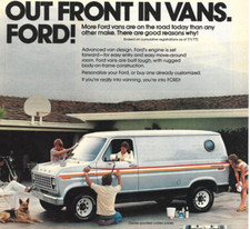 1977 FORD VAN PRINT AD, 1 PG
