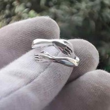 Hug ring Hugging 925 Silver Unique expression of love Gift For Wife and love