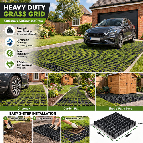 Black plastic grids for - plastic,