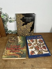 3 x Vintage Embroidery Crewel