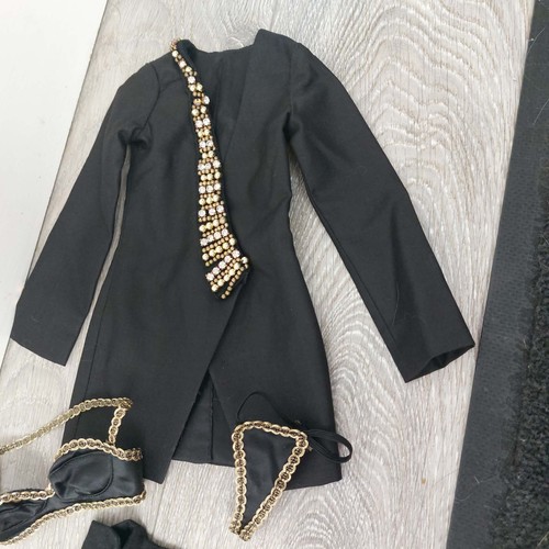 Bjd doll black jacket - bjd,