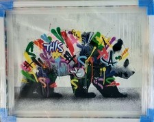 Martin Whatson The Panda framed and signed print. Limited Edition.